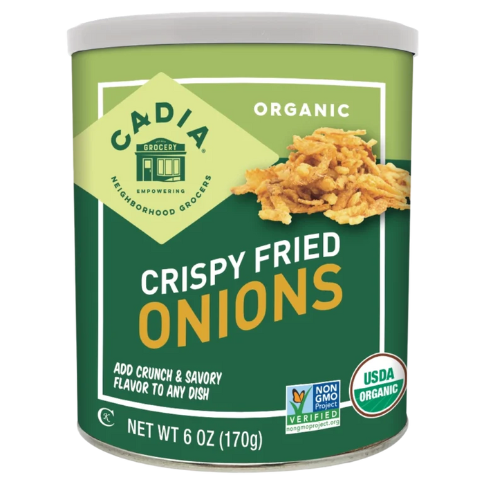 Fried Onion Crips, Org, 6 oz