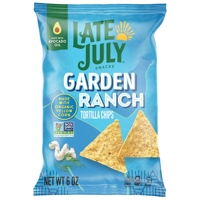 Garden Ranch Tortilla Chips w/ Avocado Oil, 6 oz