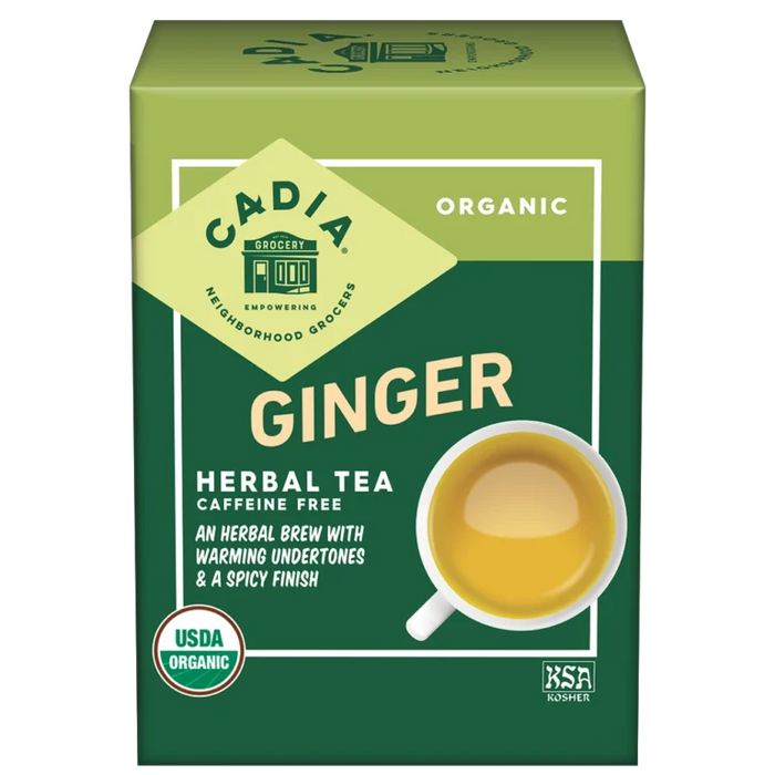 Ginger Herbal Tea, Org, 16 tbag