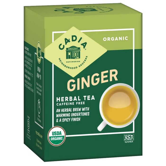 Ginger Herbal Tea, Org, 16 tbag