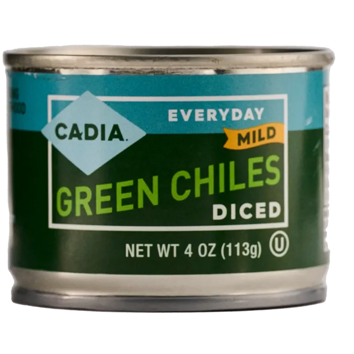 Green Chili Diced, Mild, 4 oz