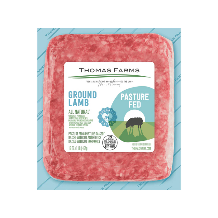 Ground Lamb, Pasture Fed & Raised, 1 lb