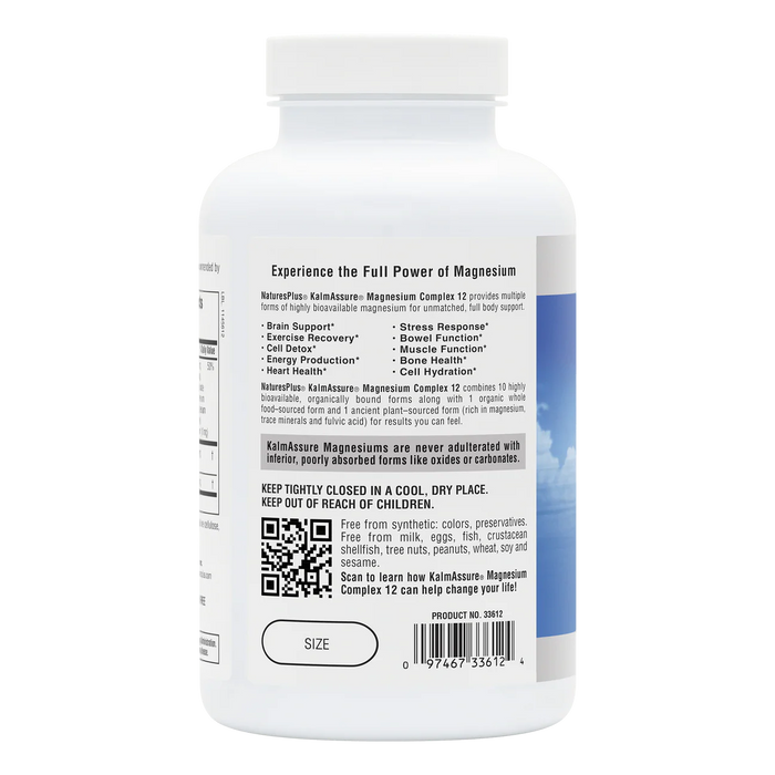 KalmAssure Magnesium Complex 12, 180 cap