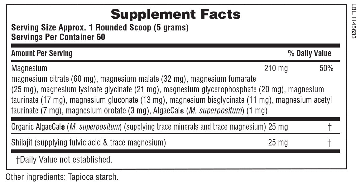 KalmAssure Magnesium Complex 12, Unflavored, 60 serv/300 g