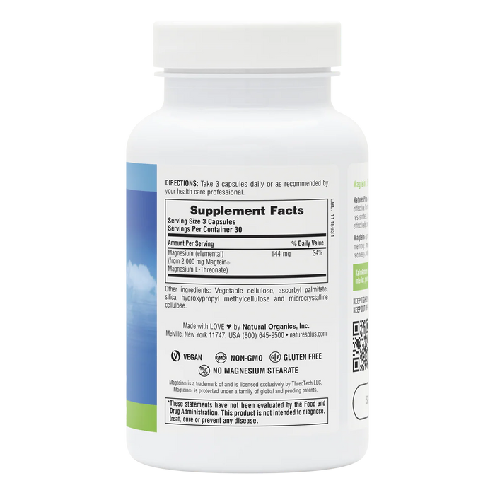 KalmAssure Magtein, Magnesium L-Threonate, 90 cap