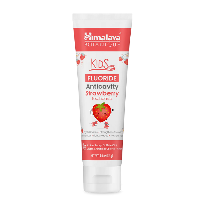Kids Anticavity Fluoride Toothpaste, Strawberry, 4 oz