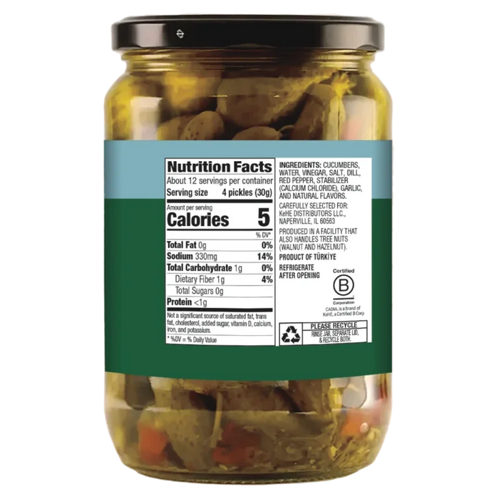 Kosher Dill Pickle Baby, 24.3 fl oz