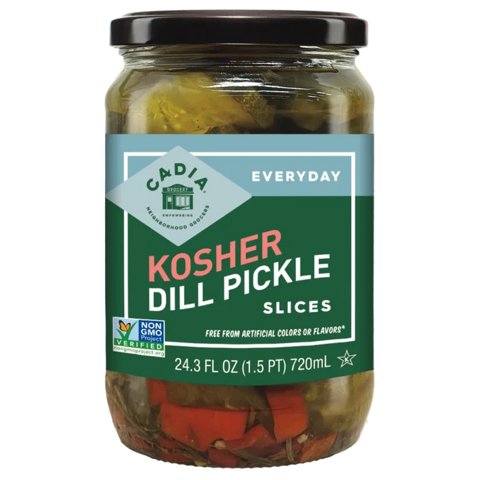Kosher Dill Pickle Slices, 24.3 fl oz