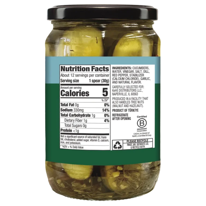 Kosher Dill Pickle Spears, 24.3 fl oz