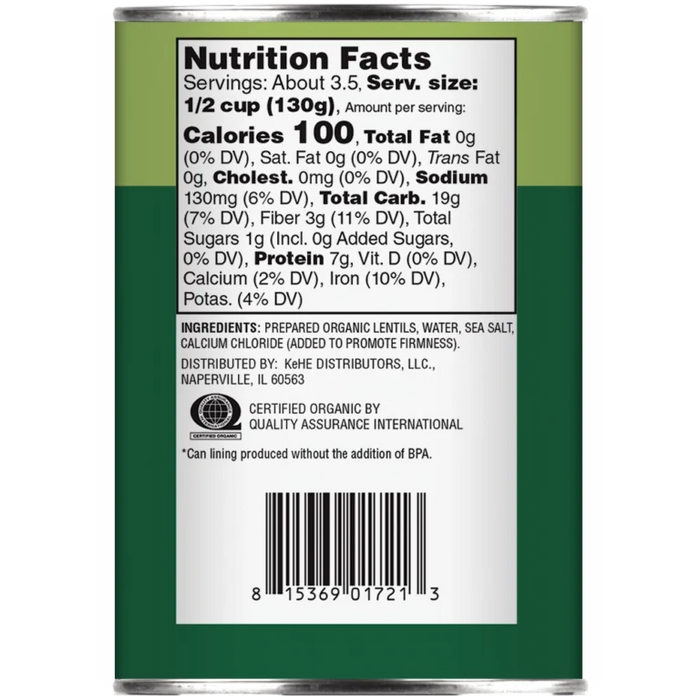 Lentils, Org, 15 oz