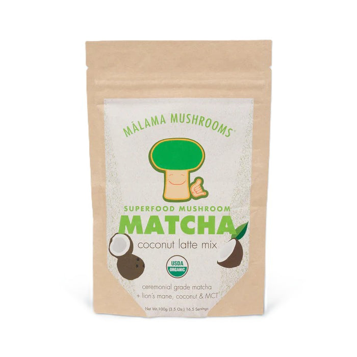 Mushroom Matcha Coconut Latte Mix, Org,  3.5 oz