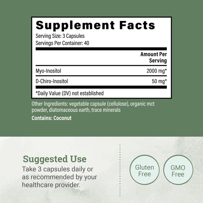 Myo & D-Chiro Inositol 2050 mg, 120 cap