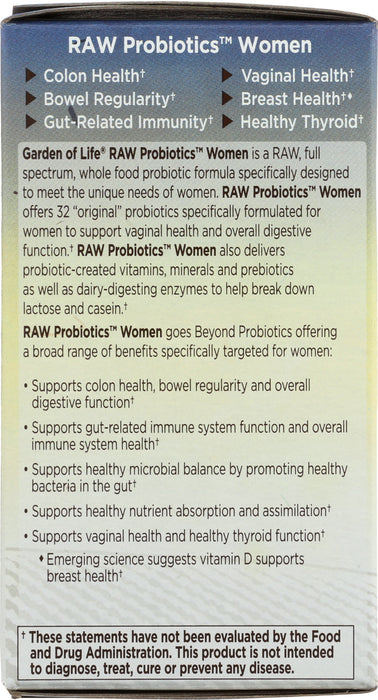 Raw Probiotics, Women, 90 cap