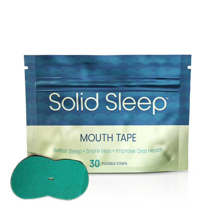 Solid Sleep Mouth Tape, 30 Flexible Strips