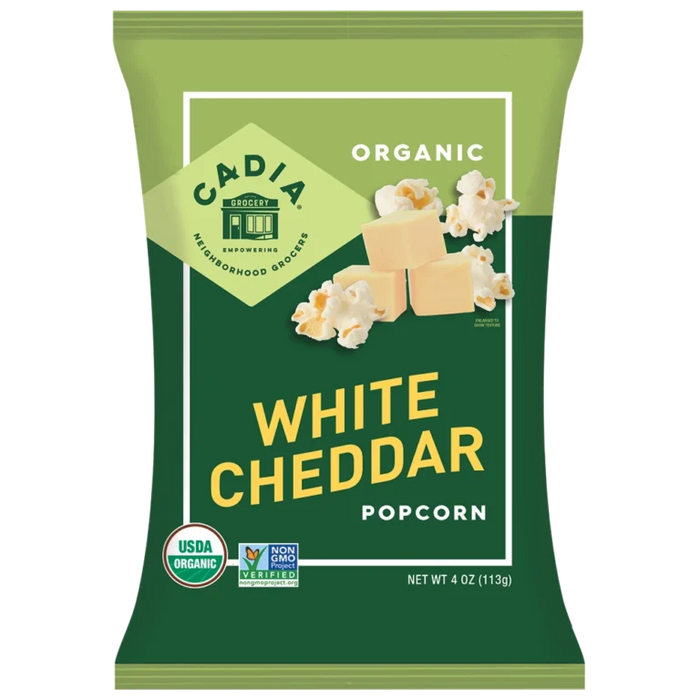 White Cheddar Cheese Popcorn, GF Org, 4 oz