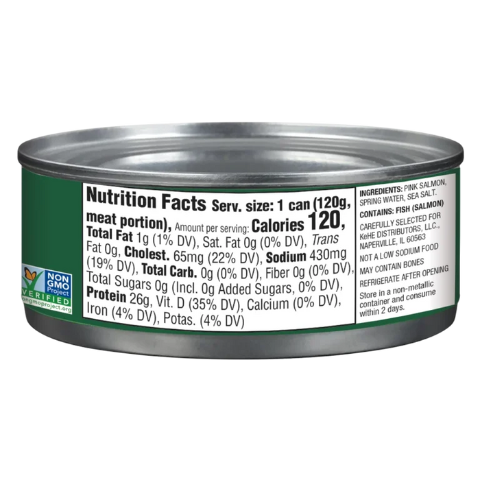 Wild Alaskan Pink Salmon, 6 oz