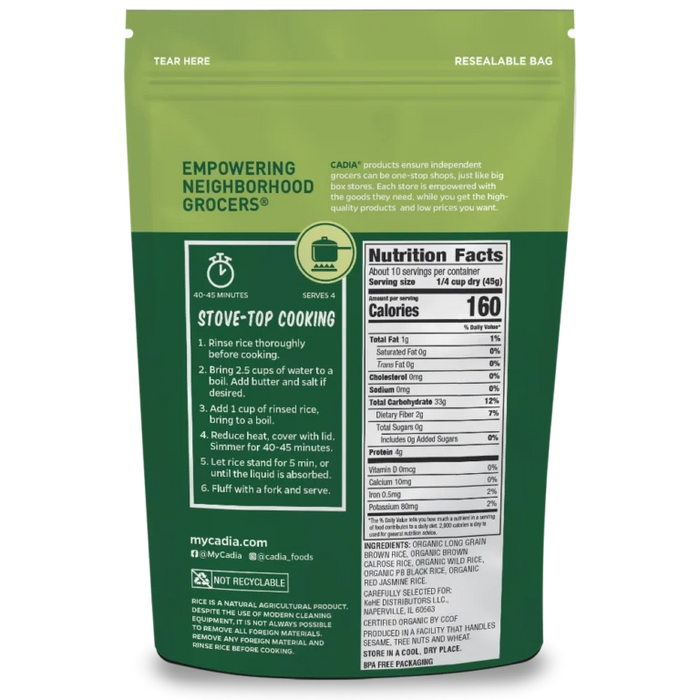 Wild Rice Blend, Org, 16 oz
