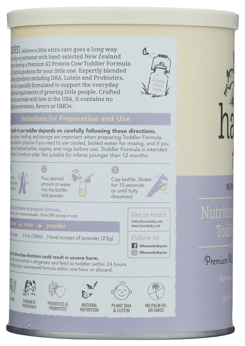 A2 Milk Based Toddler Formula, 14.1 oz