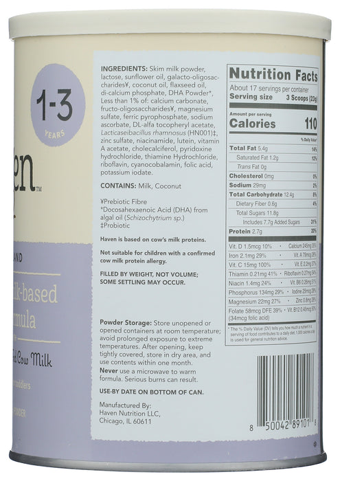 A2 Milk Based Toddler Formula, 14.1 oz