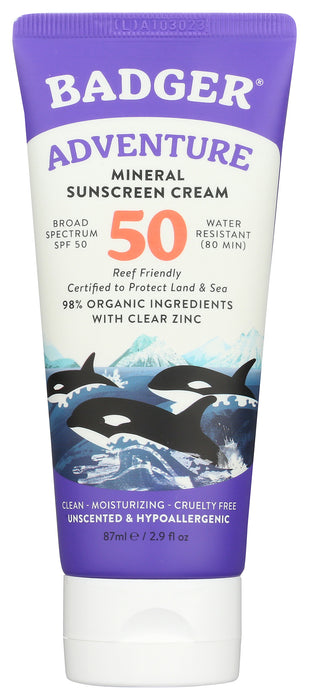 Adventure Mineral Sunscreen SPF50, 2.9 fl oz
