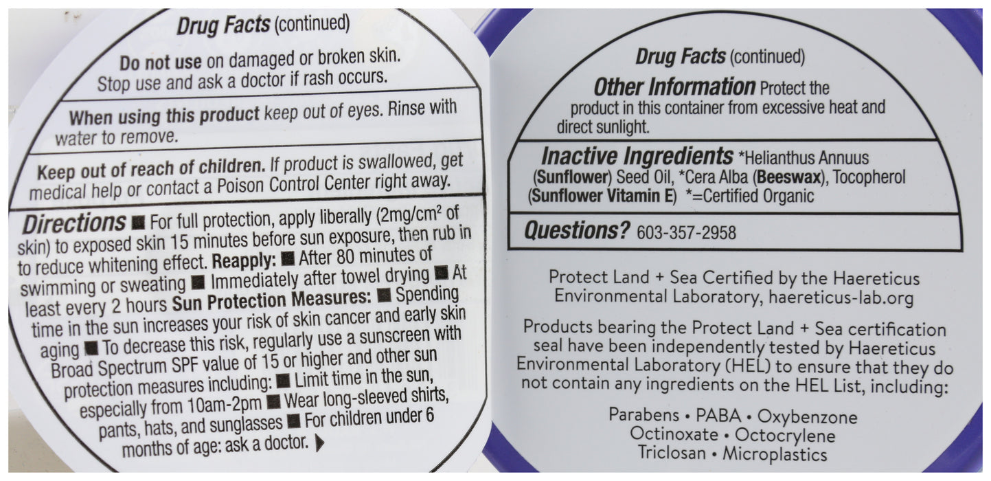 Adventure Sport Mineral Sunscreen Tin, 2.4 oz