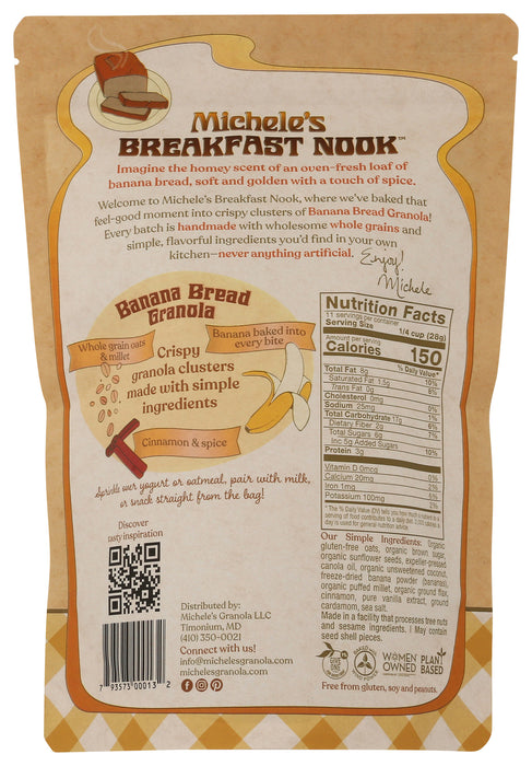 Banana Bread Granola, 11 oz
