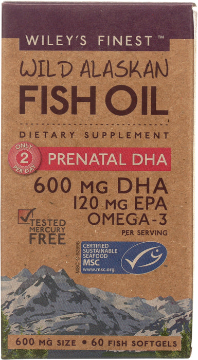 Prenatal DHA, 600/120mg, 60 sgel