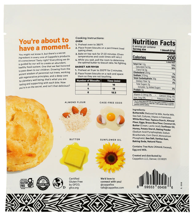 Buttermilk Biscuits, GF, 12.1 oz