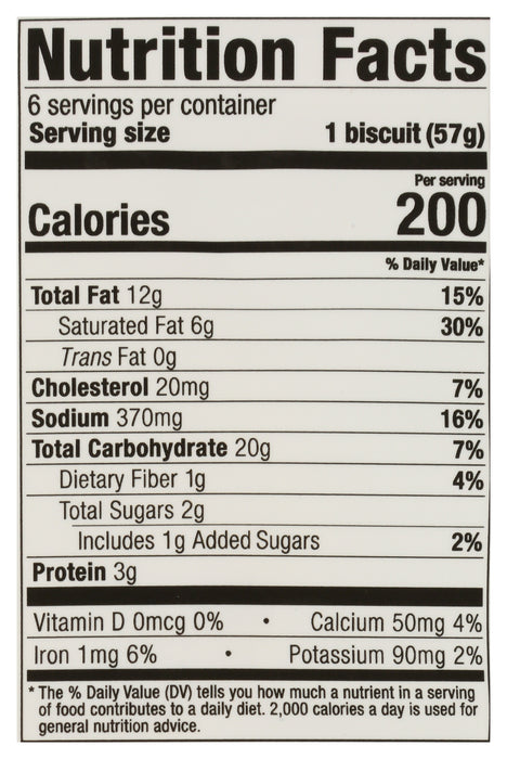 Buttermilk Biscuits, GF, 12.1 oz