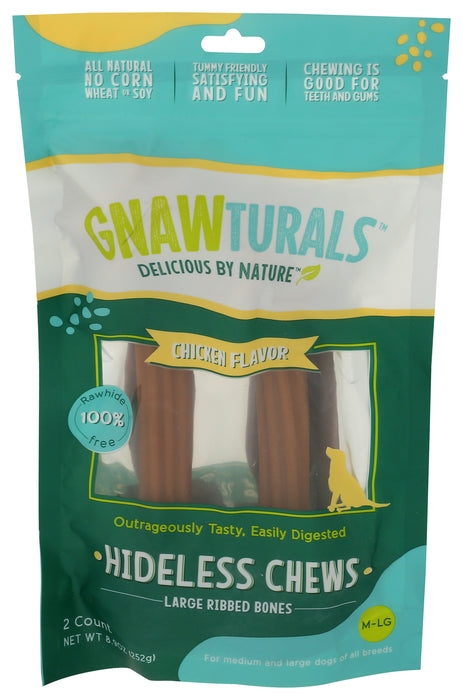 Chicken Flv Hideless Chews, Med-Large Dog, 8.9 oz