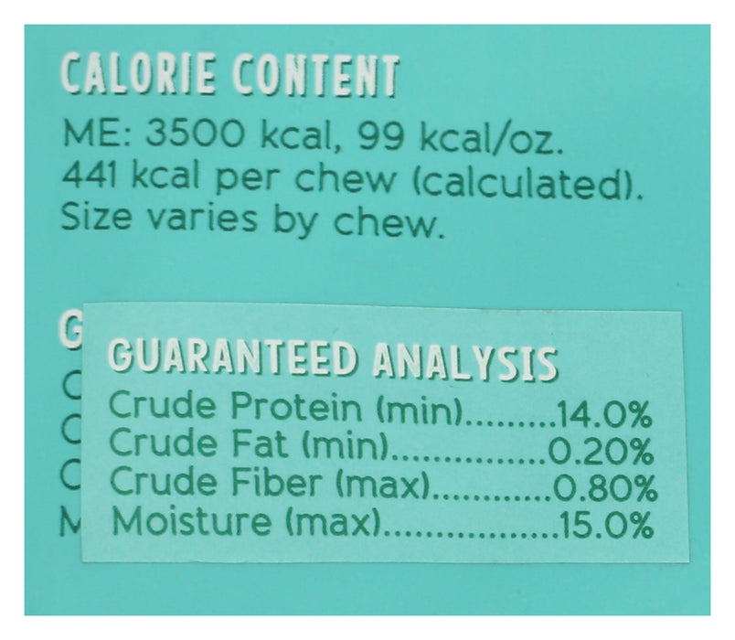 Chicken Flv Hideless Chews, Med-Large Dog, 8.9 oz