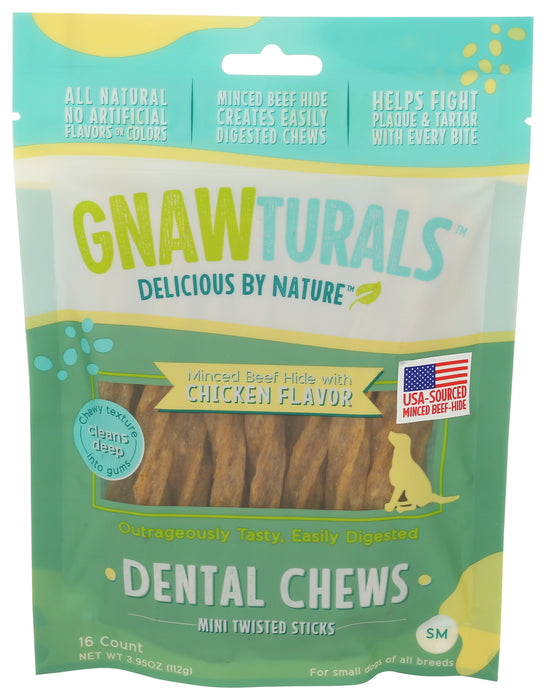 Chicken Flv Mini Dental Chews, Small Dog, 3.95 oz