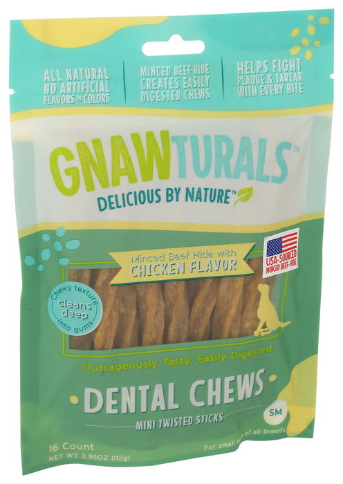 Chicken Flv Mini Dental Chews, Small Dog, 3.95 oz