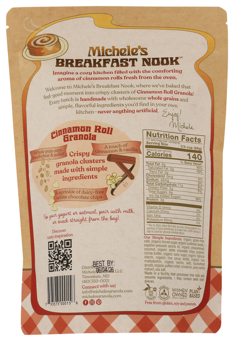 Cinnamon Roll Granola, 11 oz