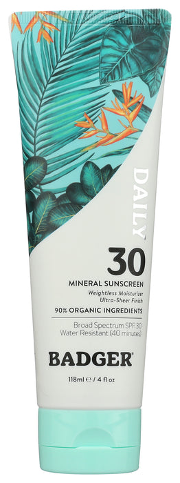 Daily Mineral Sunscreen SPF30, 4 fl oz