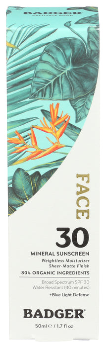 Face Mineral Sunscreen SPF30, 1.7 fl oz
