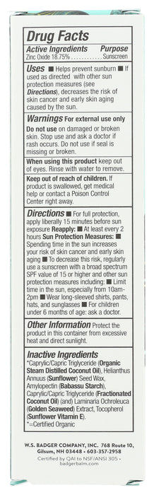 Face Mineral Sunscreen SPF30, 1.7 fl oz
