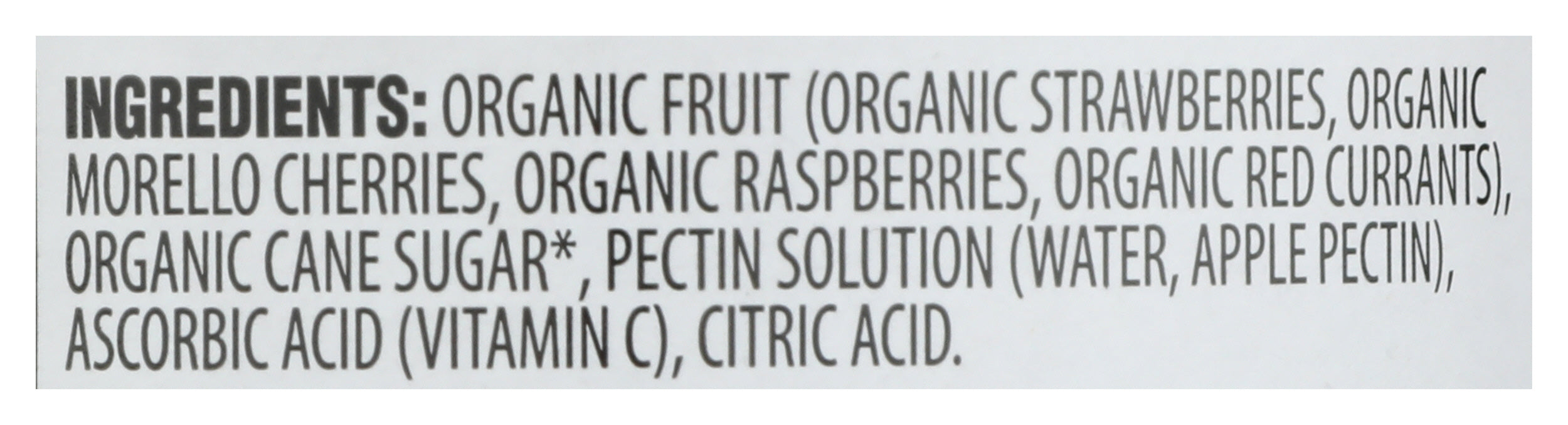 Four Fruit Spread, Org, 16.5 oz