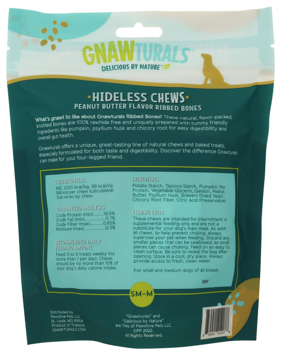 Peanut Butter Flv Hideless Chews, Sm-Medium Dog, 8.5 oz