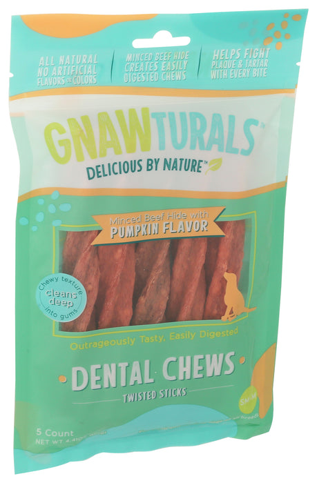Pumpkin Flv Dental Chews, Small-Medium Dog, 4.41 oz