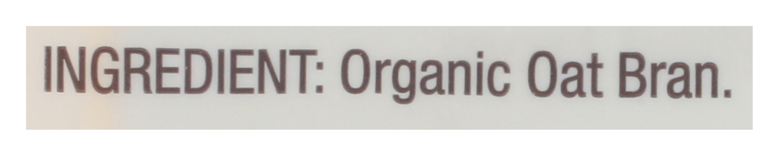 Oat Bran Cereal, Org, 18 oz