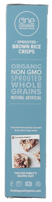 Sprouted Brown Rice Crisp Cereal, Org, 8 oz