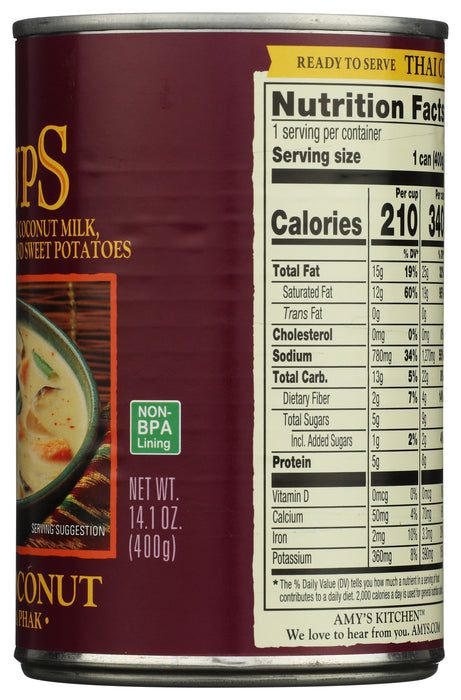 Thai Coconut Soup, Org, 14.1 oz