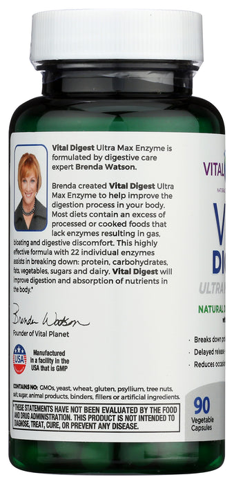 Vital Digest Maximum Support Enzymes, 90 cap