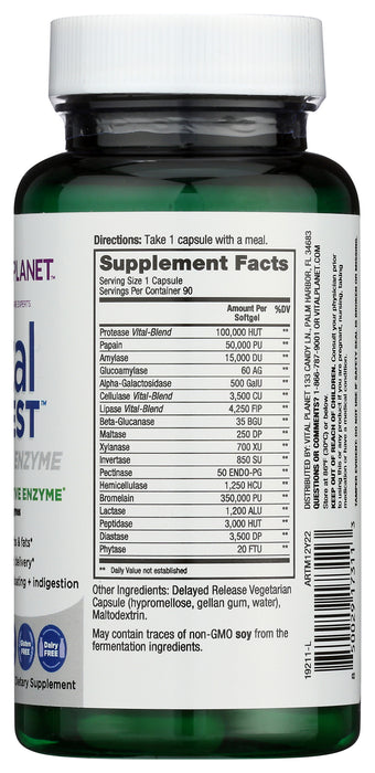 Vital Digest Maximum Support Enzymes, 90 cap