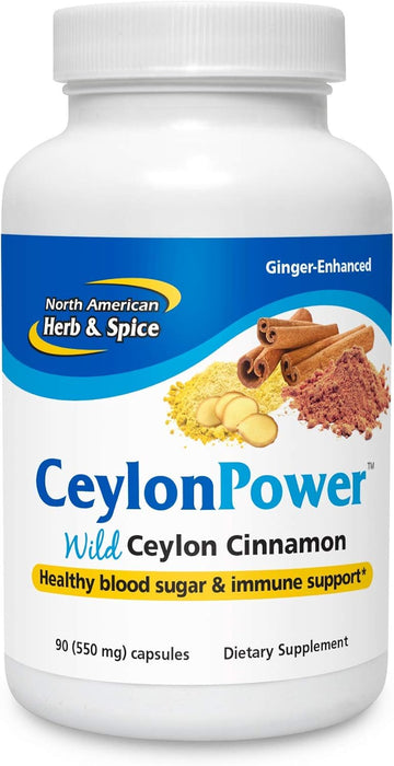 CeylonPower, Wild Ceylon Cinnamon 550 mg, 90 cap