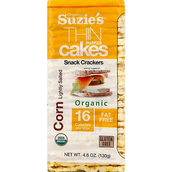 Lightly Salted Puffed Corn Cakes, GF, 4.5 oz