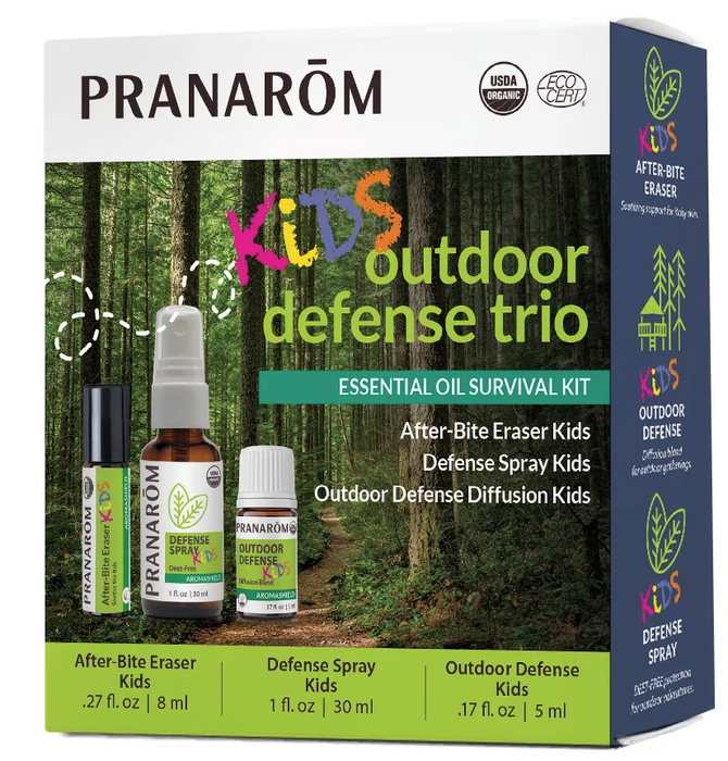 Outdoor Defense Trio Kit, Kids, Org, 3 Pk