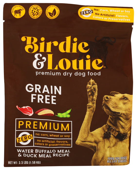 Water Buffalo & Duck Meal Dry Dog Food, 3.5 lb