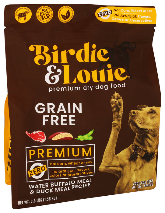 Water Buffalo & Duck Meal Dry Dog Food, 3.5 lb